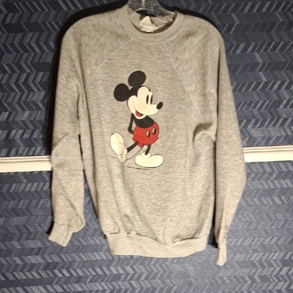 Gray Mickey Mouse Sweater #162